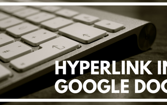 Hyperlink in Google doc